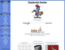 Tablet Screenshot of chamberlainstudios.net